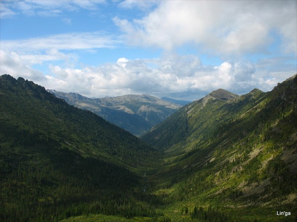 Долина притока реки Малый Тайгиш