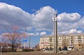 Магнитогорск. Улицы города. Солнечные часы