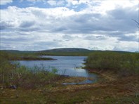 31 заливчик, начало волока (слева внизу виден рубероид)