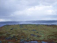 36 вид на озеро Эрсманаявр с сопки, около стоянки