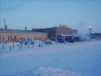 Основной объект на пути маршрута - компрессорная станция.