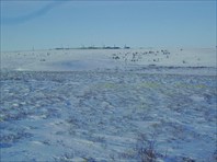 Вид на КС-4 со стороны Уральских гор.