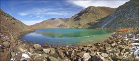 Безымянное озеро под вершиной Талдуайр 3505м