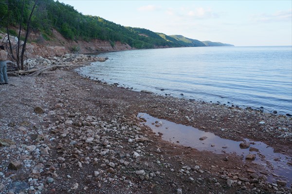Берег Волги возле Ильинского водопада