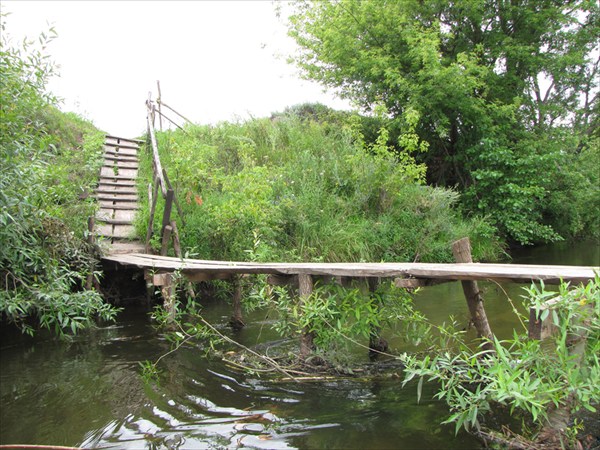 Деревянный мостик за Ожогой