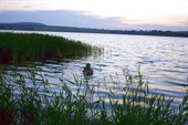 Фото. 88. оз. Тагарское после заката