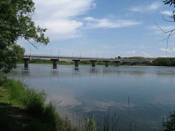Фото. 55. Мост через р. Абакан за Апчинаевым