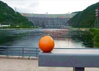 Фото. 77. Грейпфрут и Саяно-Шушенская ГЭС