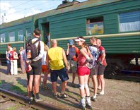 Фото. 92. Финал: посадке в вагон «Абакан-Томск»