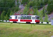 Фото. 78. Трамвай, идущий с СШГЭС в Черемушки