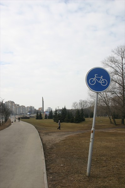 Велодорожка в центре Минска
