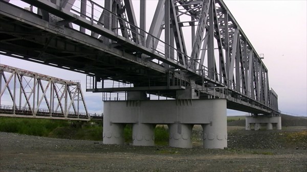 Бованенковская трасса. Мост через Щучью.