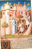 на фото: Отец и дядя Марко Поло покидают Константинополь в 1259 г