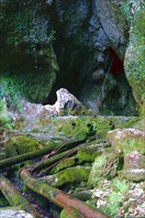 Вход в пещеру-источник Глубокий Яр-пещера Глубокий Яр