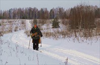 По дороге к храму, поле в долине Нерехты