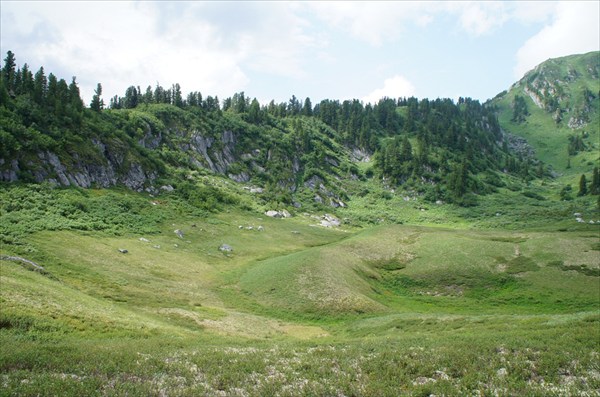 Перевал в долину р. Кинзелюк