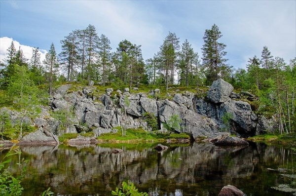 Карелия, гора Воттоваара