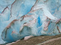 Голубой лед ледника Nigardsbreen