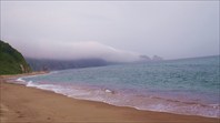 Туман над мысом Четырех скал-Японское море