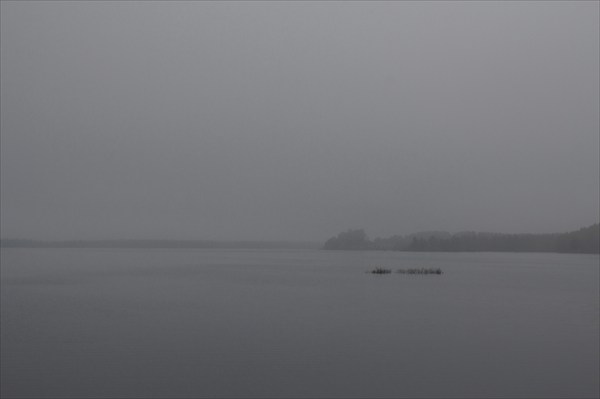 Утреннее Шотозеро в тумане