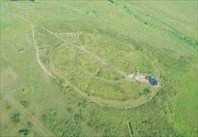 Вид сверху-урочище Чертово Городище