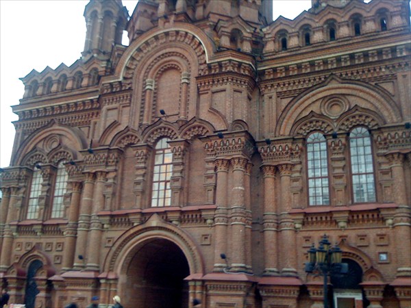 Фасад колокольни Богоявленского собора Казани