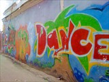 Граффити около кубинского бара