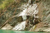 Замерзший водопад