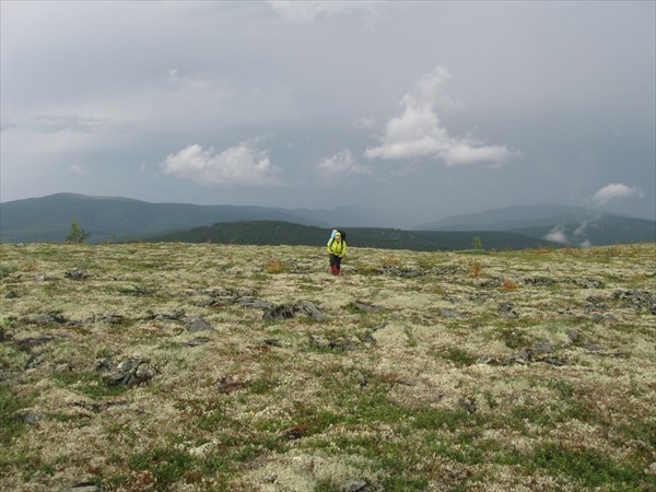 Юля на гребне