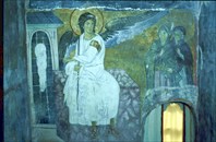 Монастырь Милешева. Белый Ангел на гробе Господнем (фото не мое)