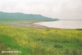 Кояшское озеро и гора Опук