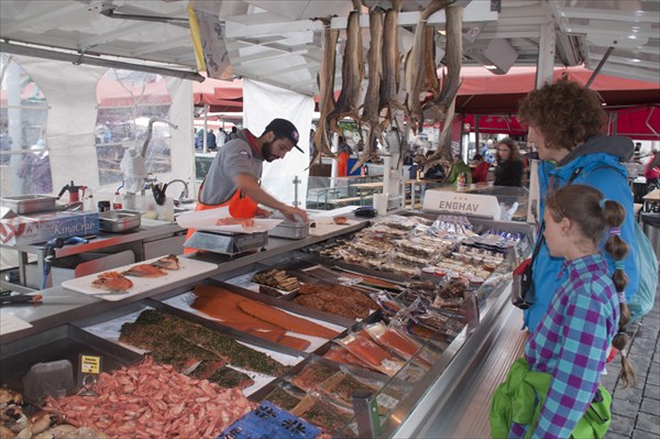 Берген. Рыбный рынок