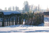 Орша, деревенский забор