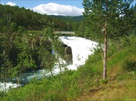 Первый водопад!