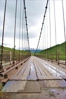Новый мост к п. Мульта через Катунь