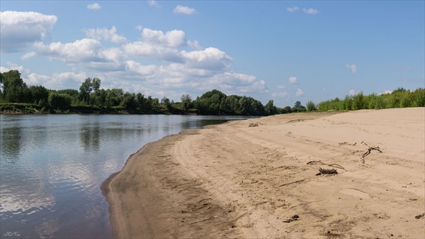 Песчаные отмели Чулыма