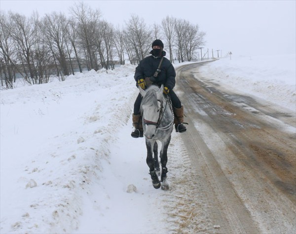 Въезжаем в деревню