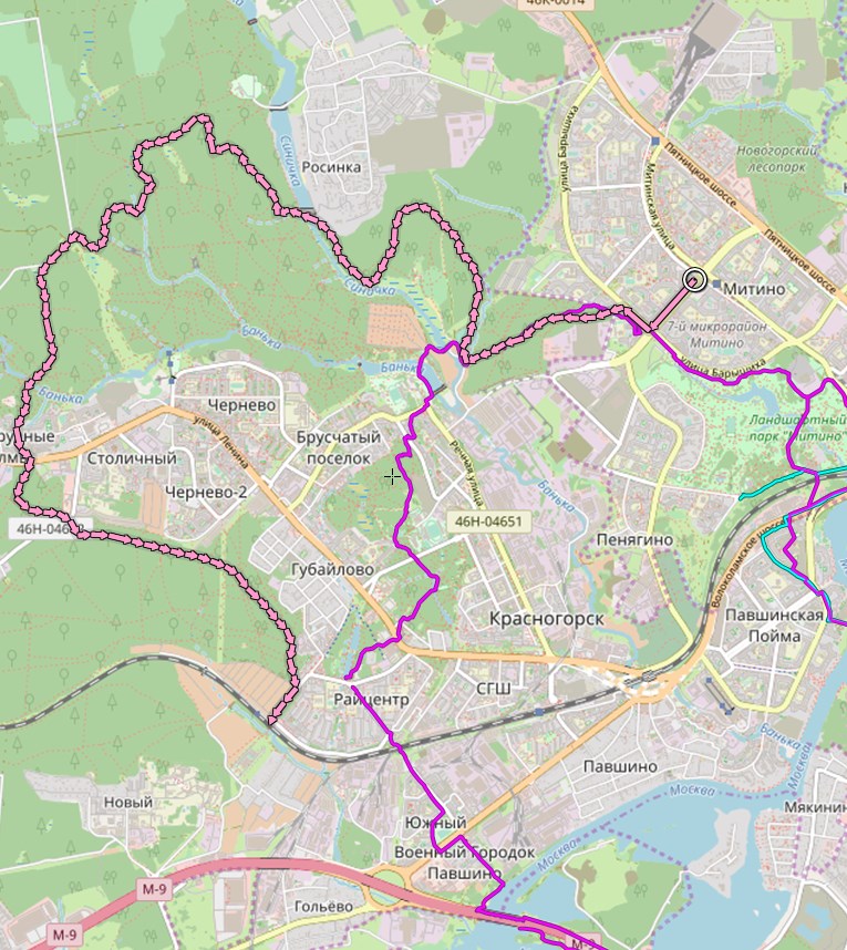 Карта митино по микрорайонам