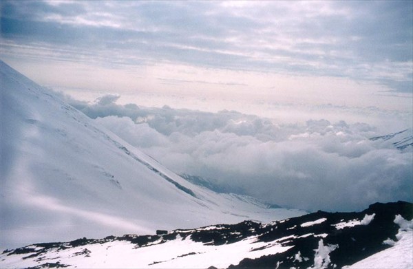 ледник Богдановича сверху