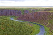 Памятник природы - грандиозный Базальтовый каньон