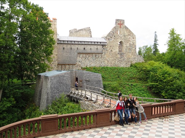 Сигулда. Развалины старого замка 1207 г