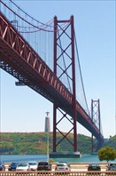 Фото 47. Лиссабон. Вид на мост 25 Апреля с авениды Бразилия