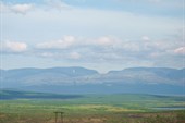 Вид на Хибины с Мурманской трассы