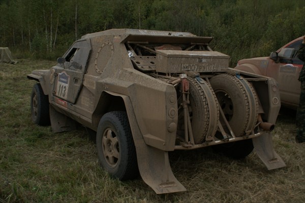 Боевая машина класса внедорожник, после спец участка.