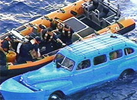 Июнь 2006 г. Семья из 6 чел. поймана у берегов США