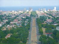 Вид на Гавану со смотровой площадки в мемориале Хосе Марти
