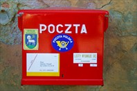 яркий почтовый ящик в Лизбарке-Варминском