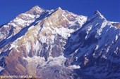 Annapurna I(8091 м.) и Bharha Chuli(Fang)(7647 м.)