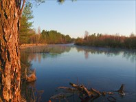 Пра в солнечных утренних лучах.