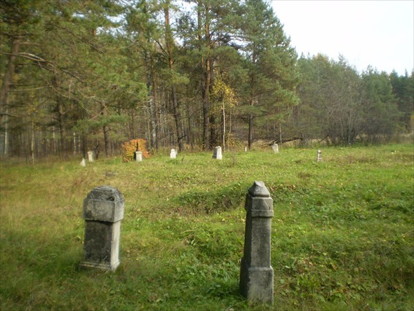 Кладбище вокруг церкви